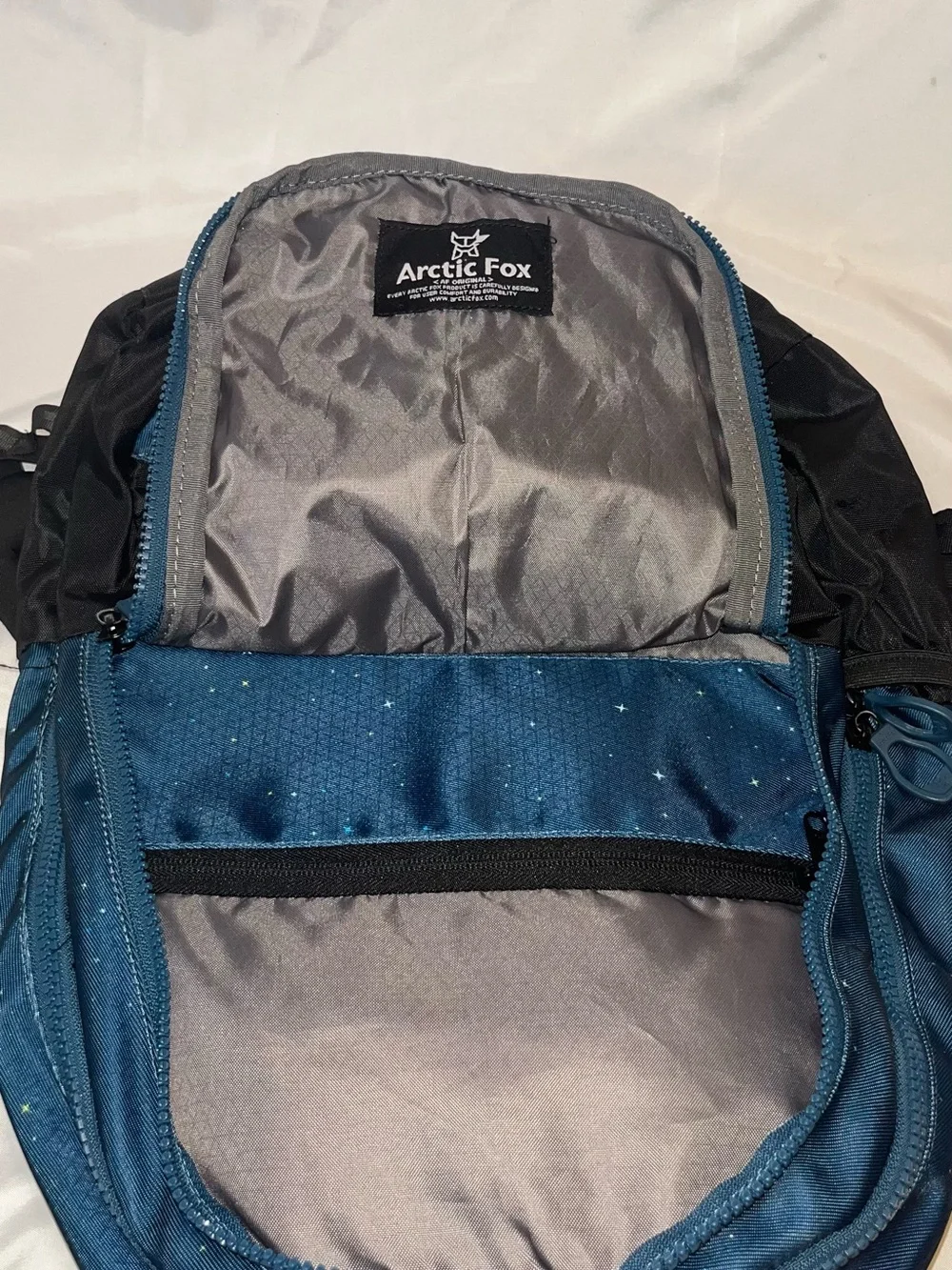 Arctic Fox Blue Star Print Backpack